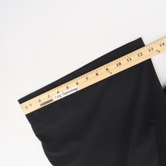 Alo Breezy Pants Womens XS Black Wide Leg Elastic Waist High Rise Lightweight - Picture 8 of 11